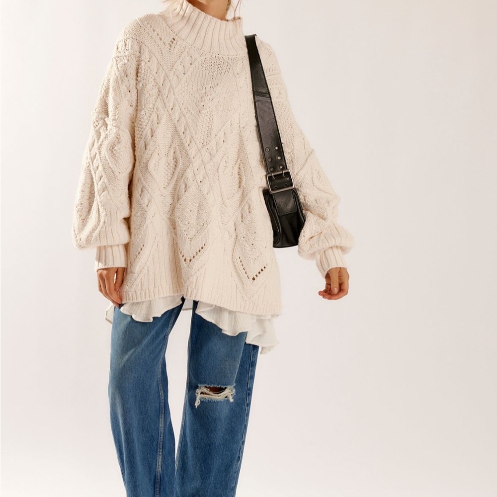 Free People deep trance dropped boyfriend jeans